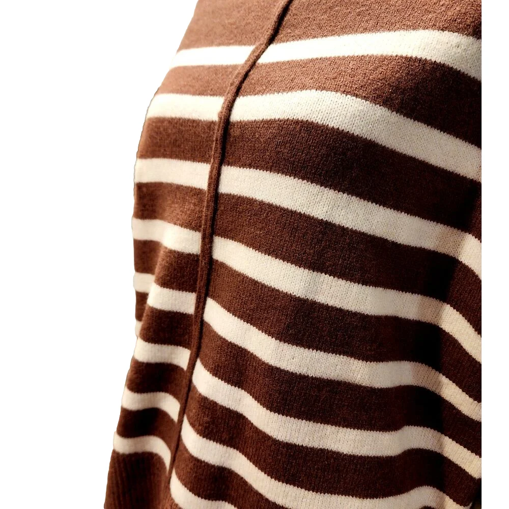 NWT Line & Dot Stripe Turtleneck Pullover Size XS - Picture 3 of 16